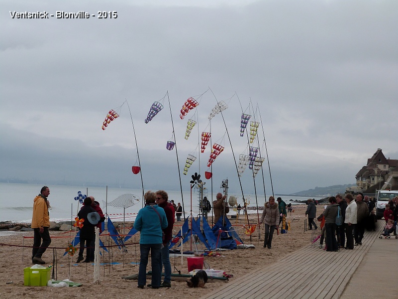 P1130122.jpg - Première conviviale de Blonville-sur-Mer, les jardiniers du vent s'implantent sur la plage ...