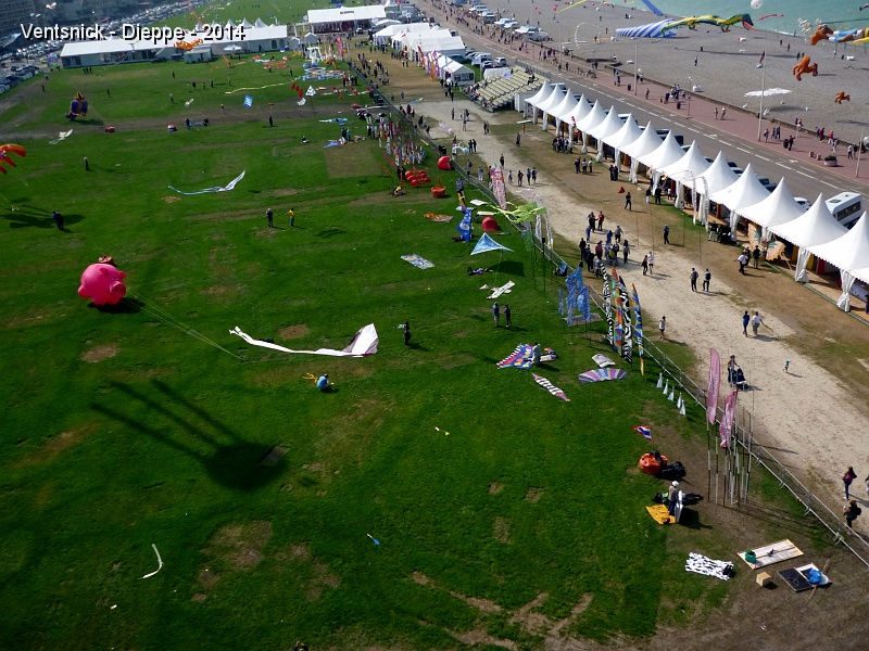 P1170876.jpg - A droite : alignement des stands des délégations internationales.