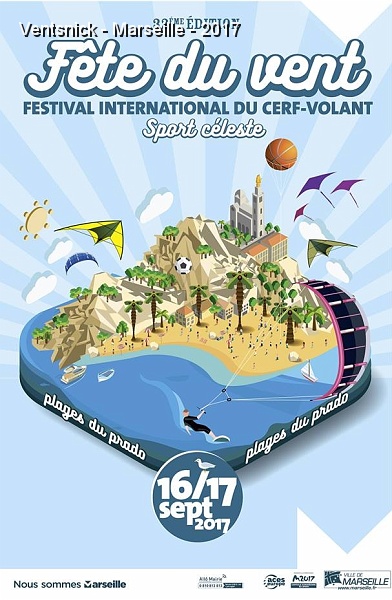 Affiche.jpg - 32ième édition de la fête du Vent de Marseille : "Sport céleste" ...