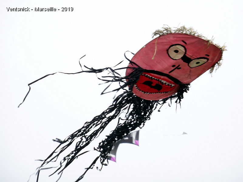DSC03305.JPG - Un personnage aux yeux exhorbités, aux dents pointues, les cheveux en bataille, la moustache et la barbe hirsutes et qui hurle dans le vent ! Cette création de Claude Comallonga a de quoi faire peur !