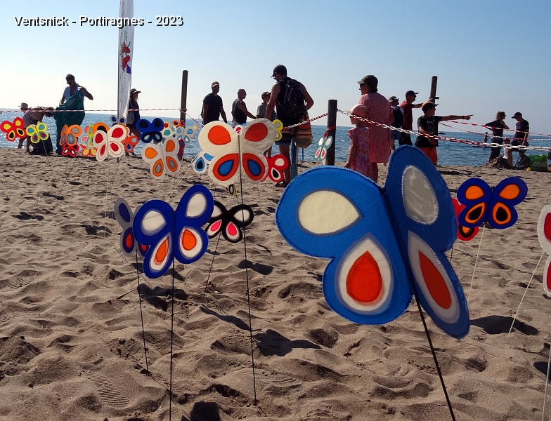 DSC02911.JPG - Les papillons de Marianne Curty  sont en place, ...